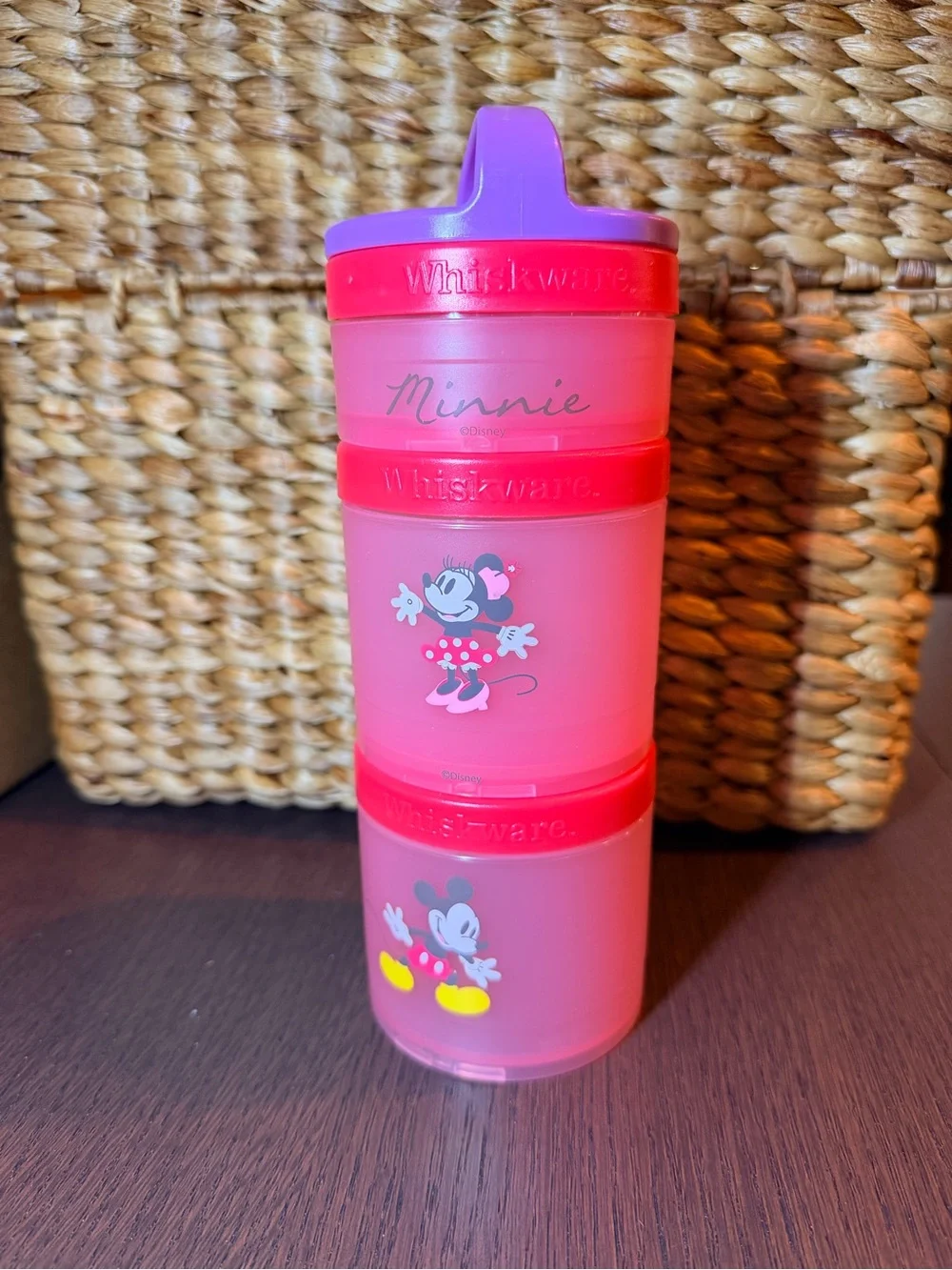 Whiskware Minnie & Mickey Stackable Snack Storage Tower